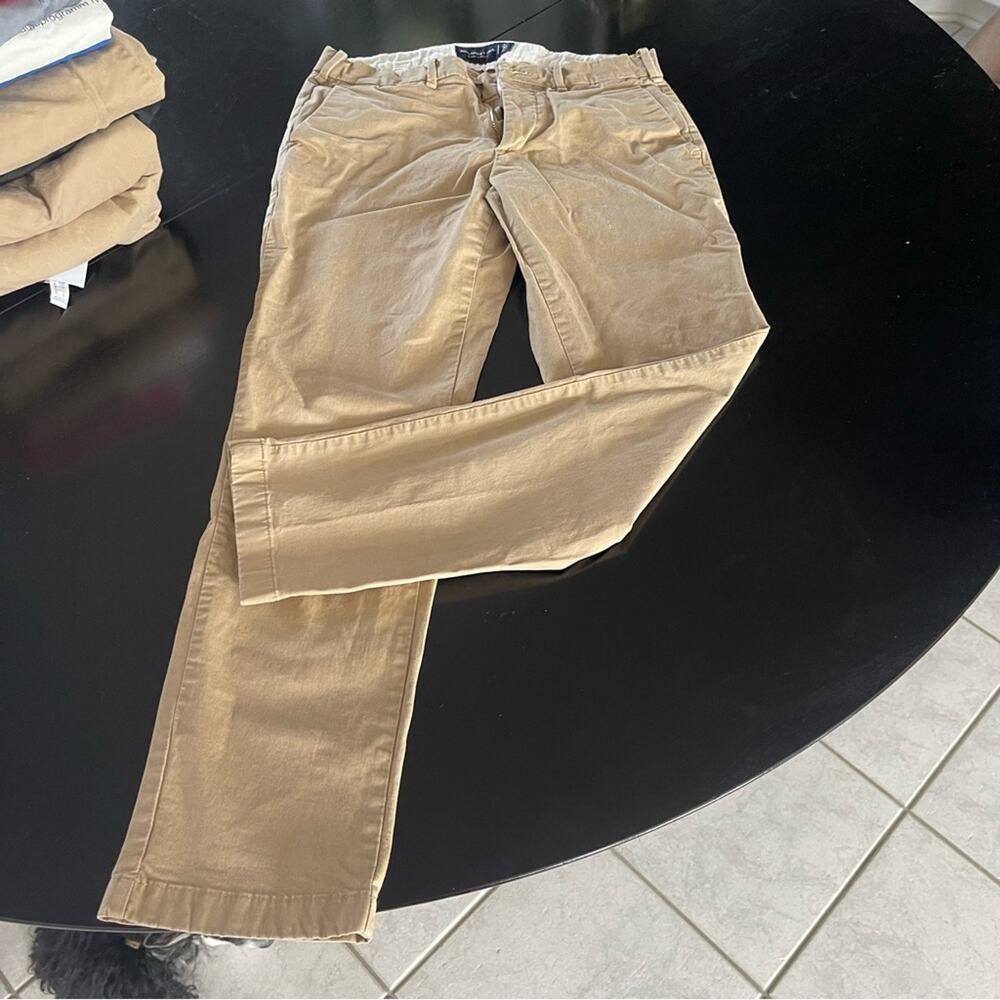 abercrombie skinny stretch khaki pants